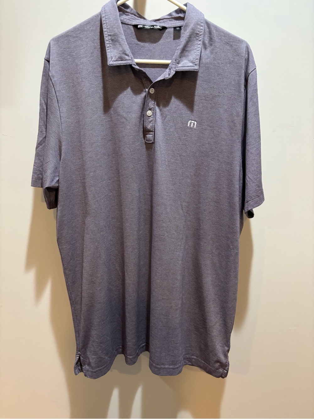 Travis Mathew Men's Polo Shirt - plum size xxl